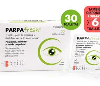 PARPAfresh® Desinfección y limpieza de la zona ocular 30 toallitas CN:178078