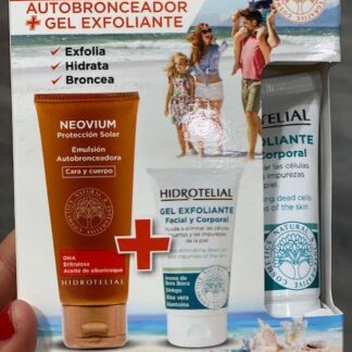 PACK AUTOBRONCEADOR+GEL EXFOLIANTE HIDROTELIAL