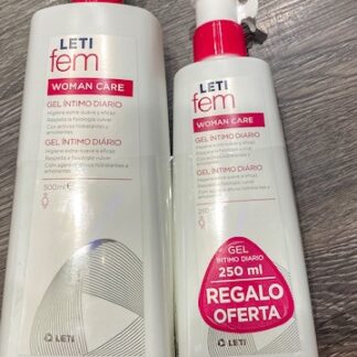 LETIfem Gel íntimo diario 500ml+250ml CN:050322