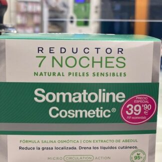 SOMATOLINE COSMETIC REDUCTOR 7 NOCHES NATURAL PIELES SENSIBLES.