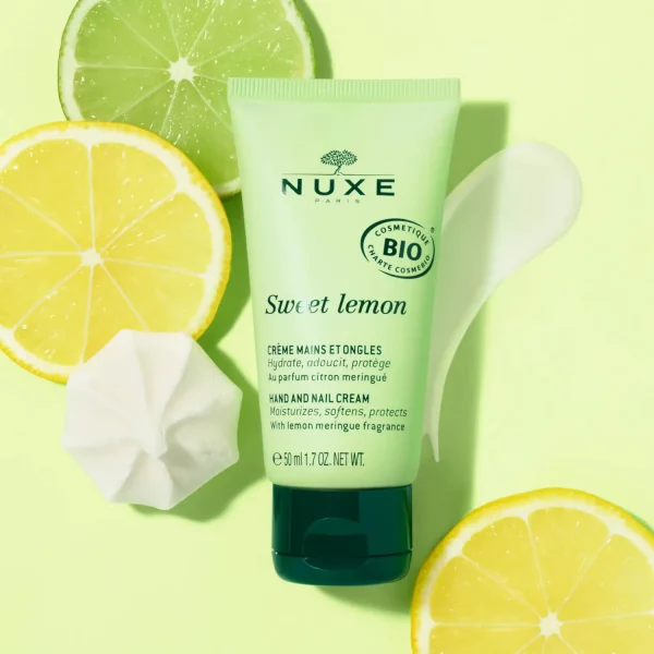 NUXE Crema manos y uñas con fragancia de merengue de limón, Sweet Lemon 50 ml CN:034725