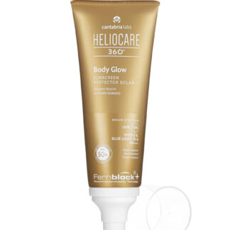 HELIOCARE 360º Body Glow SPF 50+ Fotoprotección corporal que embellece la piel. Brilla el sol, brilla tu piel. CN:2100065