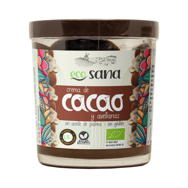 DRASANVI Crema de Cacao y Avellanas Bio 200G Ecosana CN:019970