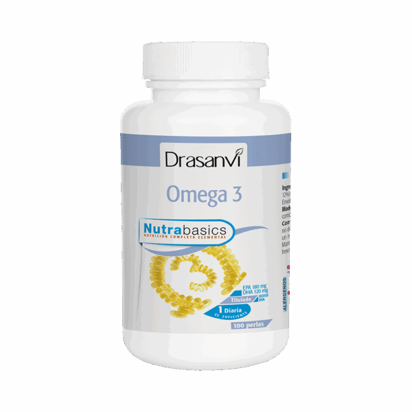 DRASANVI Omega 3 1000 mg Bote 100 Perlas Nutrabasicos CN:142871