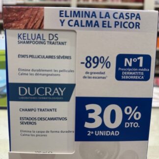 PACK KELUAL DS CHAMPU TRATANTE 2ª UNIDAD 30% DESCUENTO. CN:087880