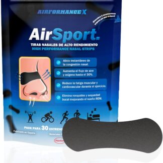 AIR SPORT TIRAS NASALES DE ALTO RENDIMIENTO ANTI-SUDOR CN:050411